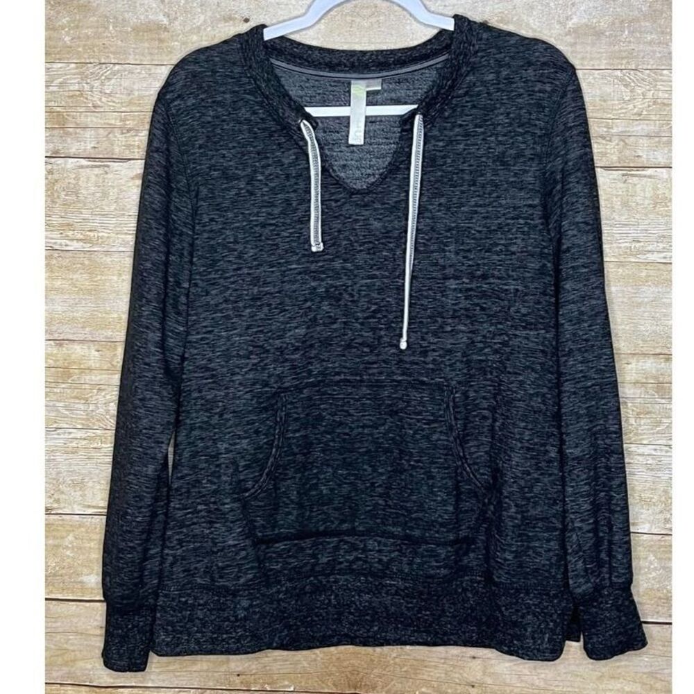 GREEN TEA EVERYDAY RELAXED CASUAL ATHLEISURE MOM WEAR PULLOVER HOODIE SIZE XL